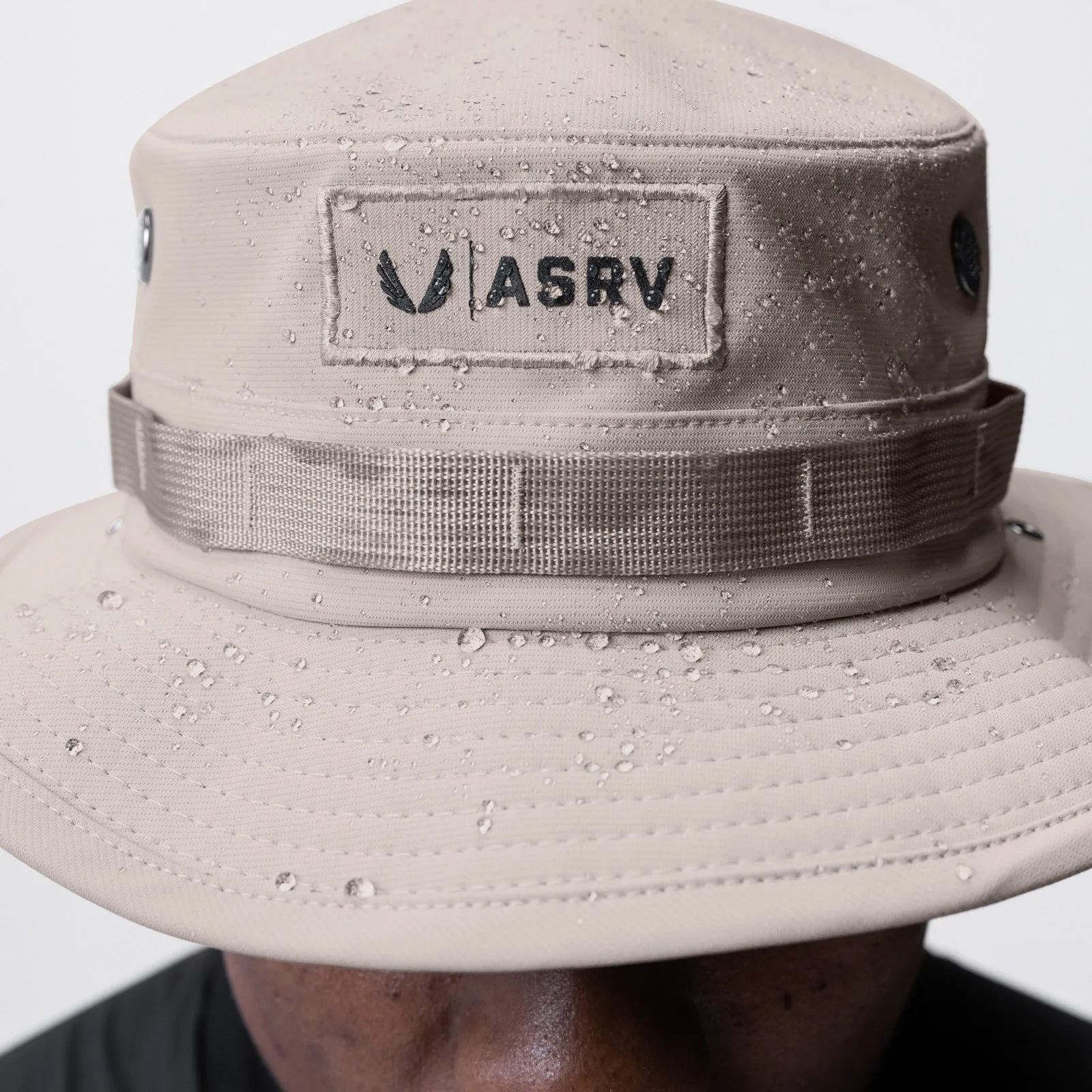 0718. Waterproof Vented Boonie Hat - Chai