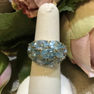 14KT Blue Topaz Ring