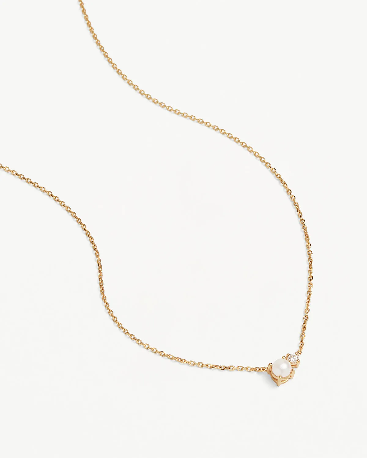 18k Gold Vermeil Serenely Yours Pearl Necklace