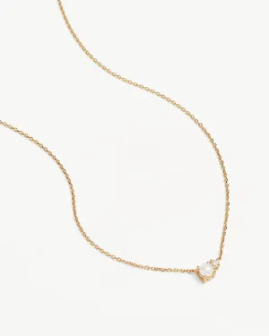 18k Gold Vermeil Serenely Yours Pearl Necklace