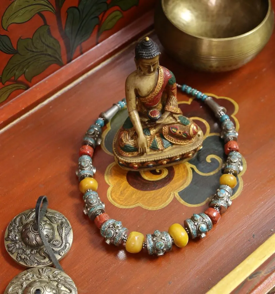 An Extraordinary Tibetan Coral Necklace