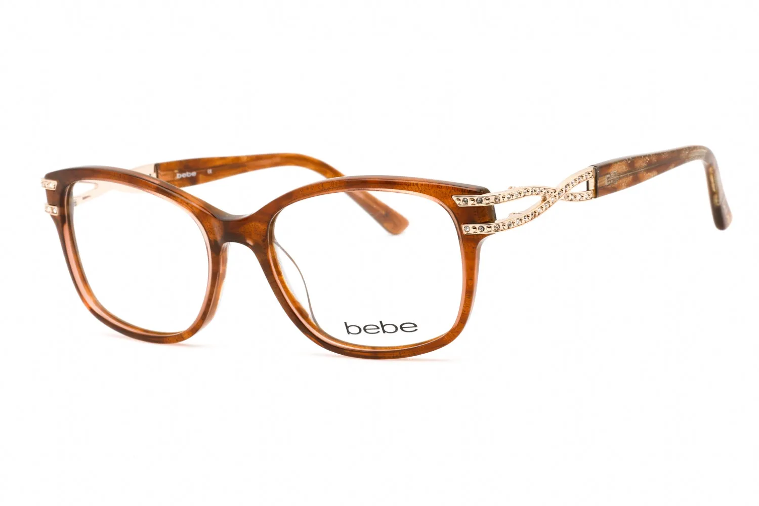 Bebe BB5172 Eyeglasses Topaz / Clear Lens Men's