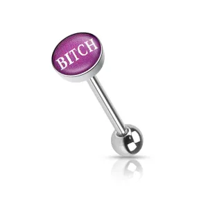 BITCH Tongue Ring