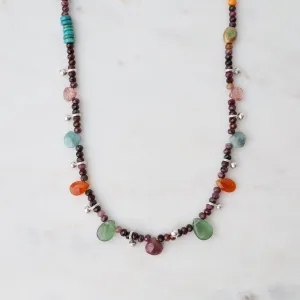 Briolette Ruby Necklace