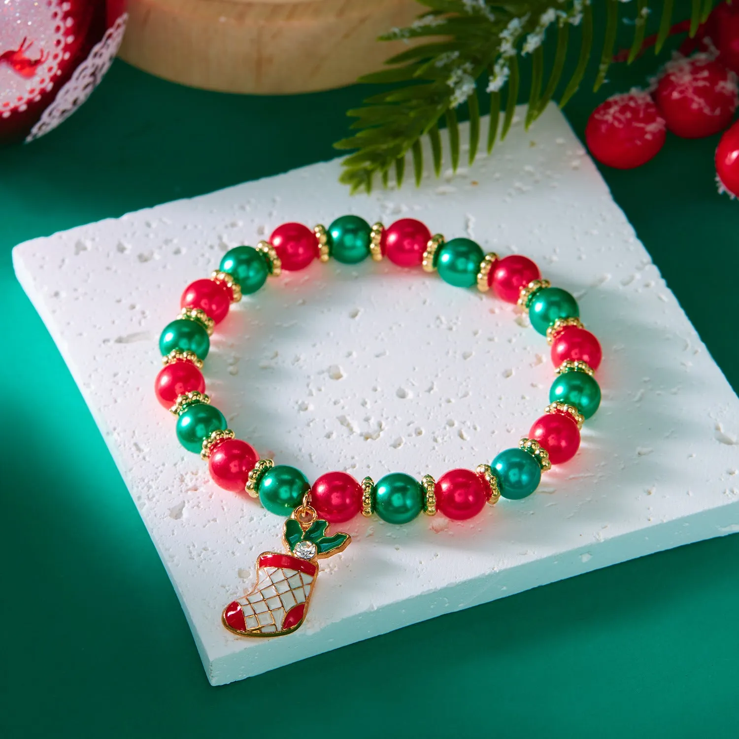 Christmas Bracelet Stylish Pendant Women's