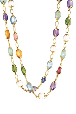 Colored Stone Fulco Necklace