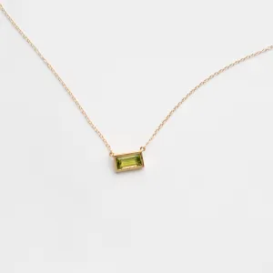 Didi Necklace with Peridot