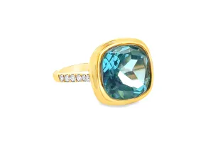 Doves Sky Blue Topaz Ring