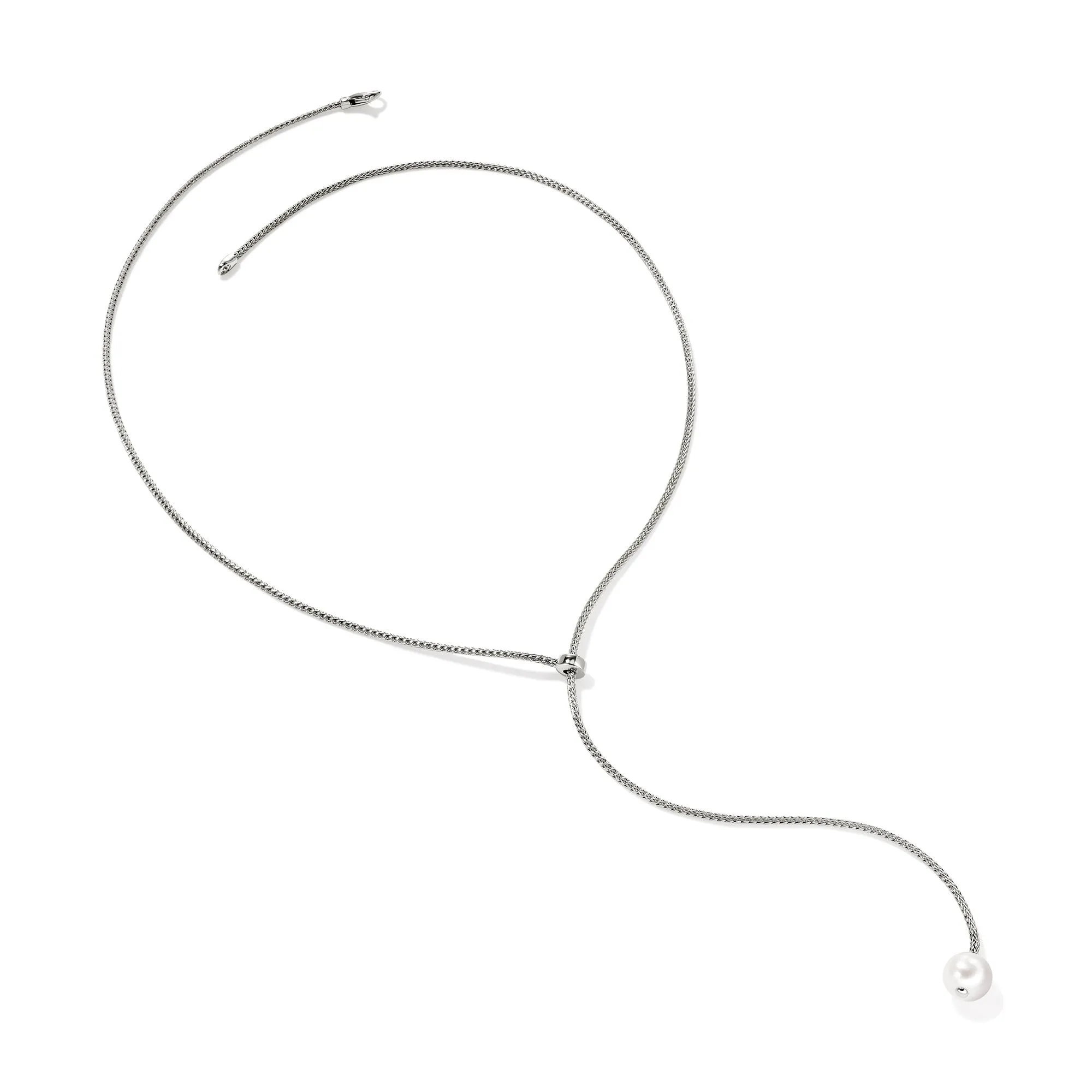 Essentials Pearl Lariat Necklace