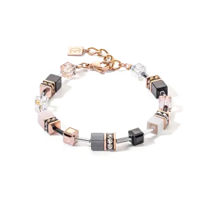 GeoCUBE® Iconic bracelet rose gold soft