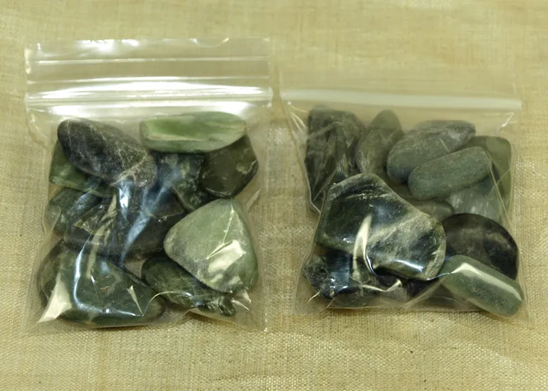 Grab Bag of 10 Dark Jade Lou Zeldis Components