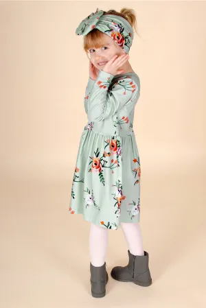 Kids' Cross Dress Jade Bloom Green