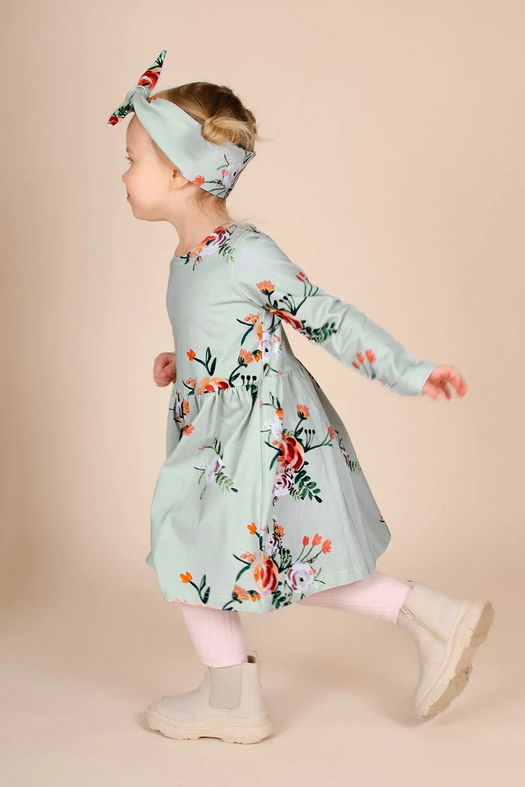 Kids' Cross Dress Jade Bloom Green