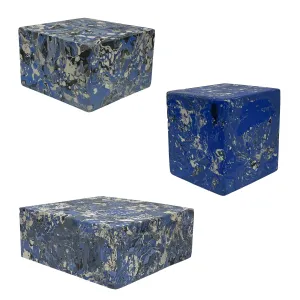 Lapis Blue Scagliola Plinth