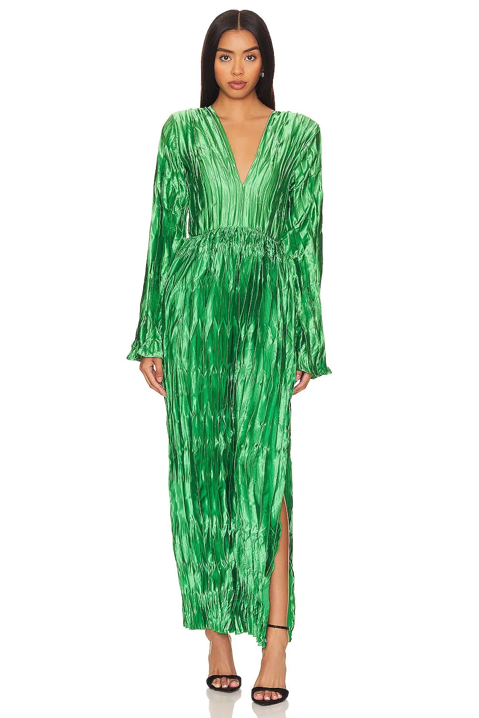 L'IDEE Costes maxi dress, Jade color