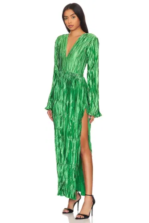 L'IDEE Costes maxi dress, Jade color