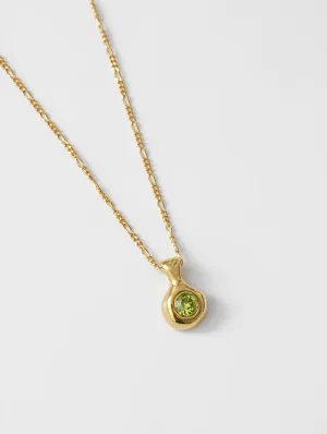 Liv Necklace in Green and Gold (Sample)