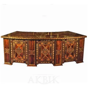 Luna Mosaic Marquetry Executive Desk