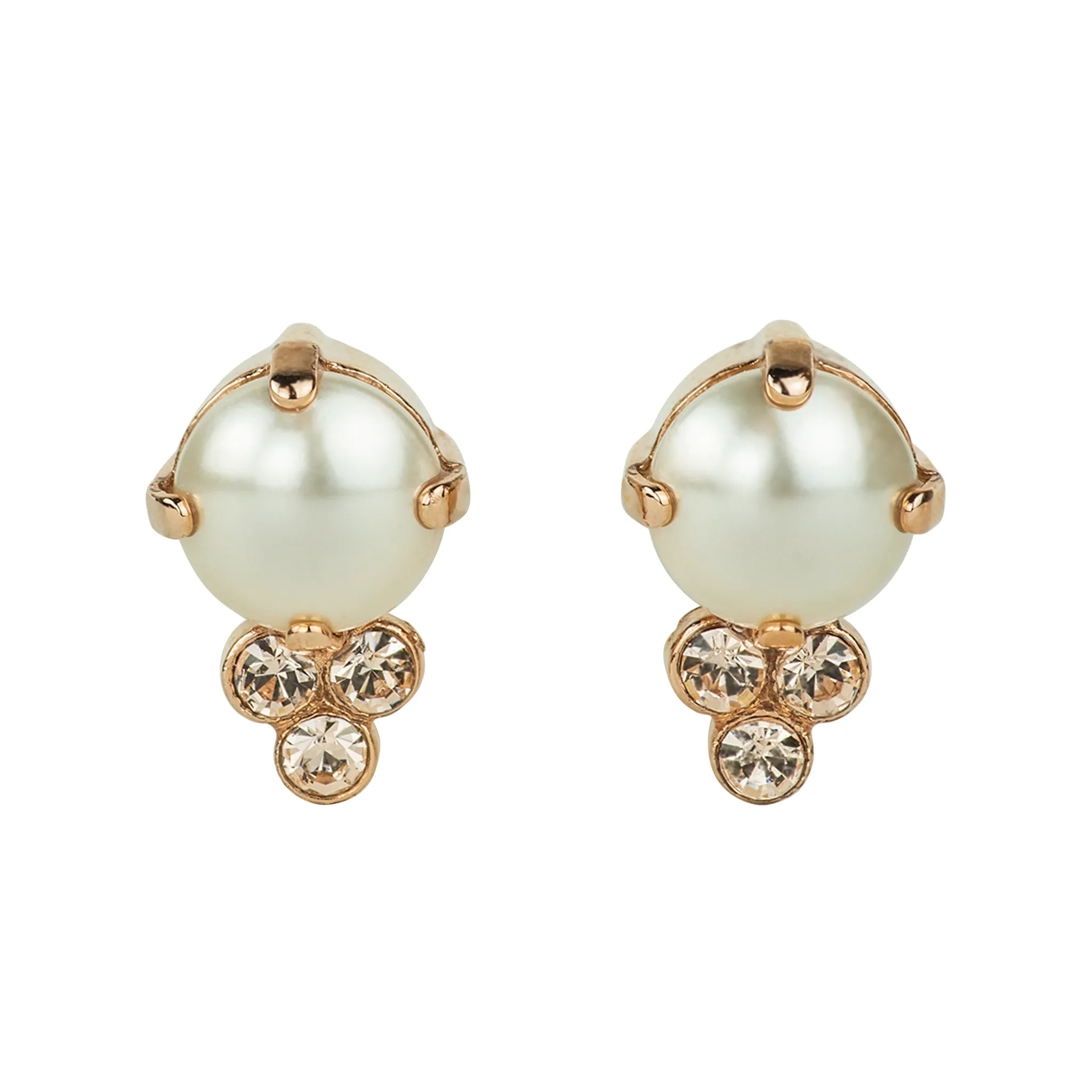 Medium Bridal Trio Cluster Post Earrings "Barbados" *Preorder*