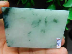 Natural Jade Jadeite Raw (38g, 68X45X3.6mm)