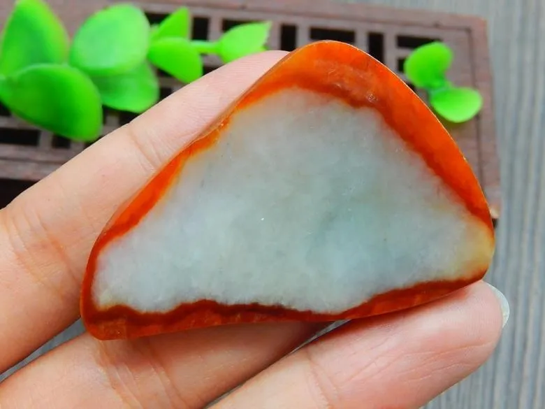 Natural Jade Rough Jadeite Raw (21g, 50X35X6mm)