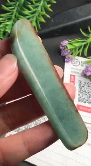 Natural Jade Rough Jadeite Raw (26g,7.5x1.8X0.7cm)-E3203