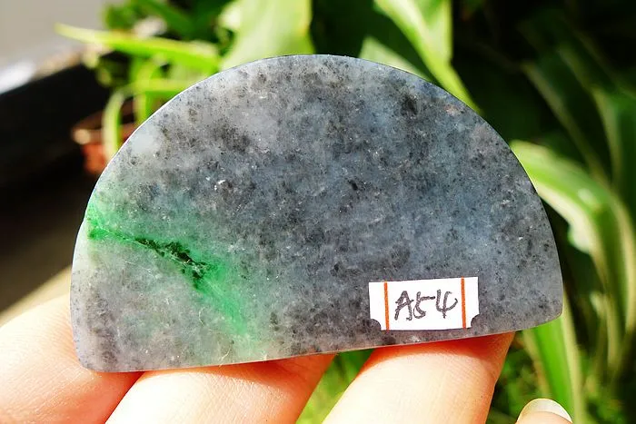 Natural Jade Rough Jadeite Raw (50g,5.5X3.4X1.1cm)