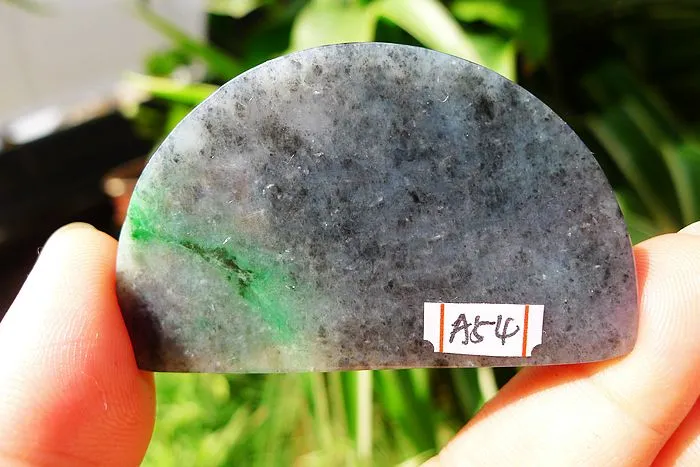 Natural Jade Rough Jadeite Raw (50g,5.5X3.4X1.1cm)