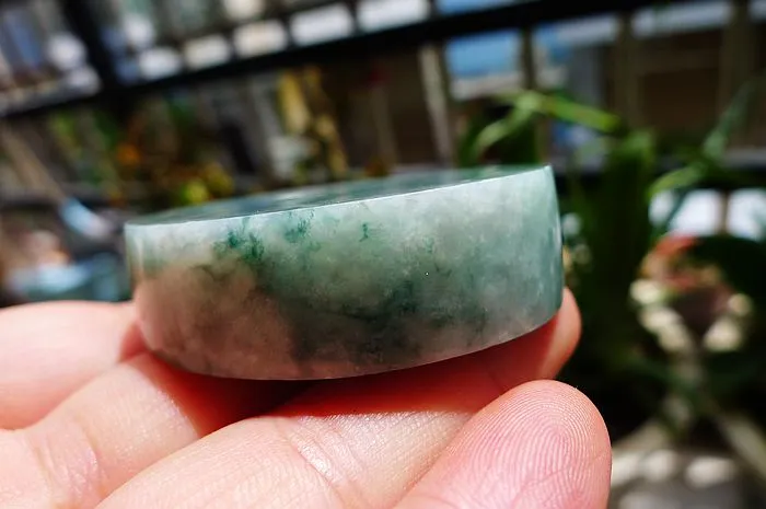 Natural Jade Rough Jadeite Raw (99g,5.2X1.5cm)