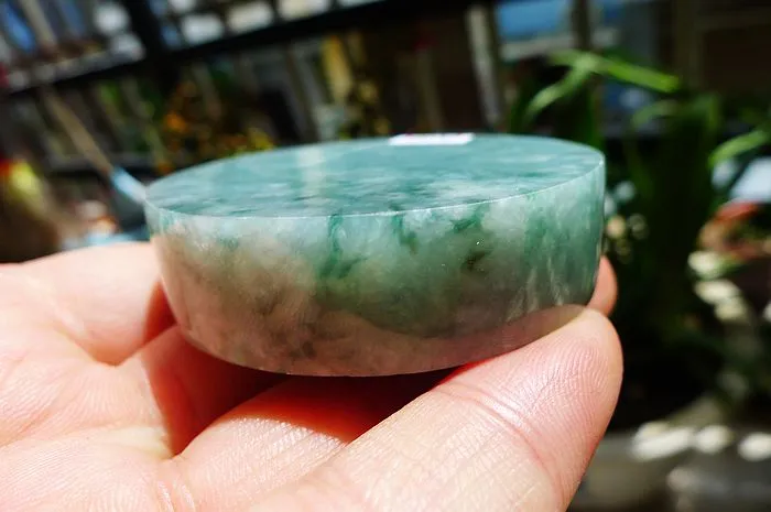 Natural Jade Rough Jadeite Raw (99g,5.2X1.5cm)