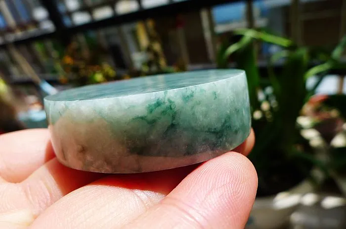 Natural Jade Rough Jadeite Raw (99g,5.2X1.5cm)