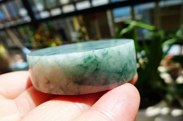 Natural Jade Rough Jadeite Raw (99g,5.2X1.5cm)