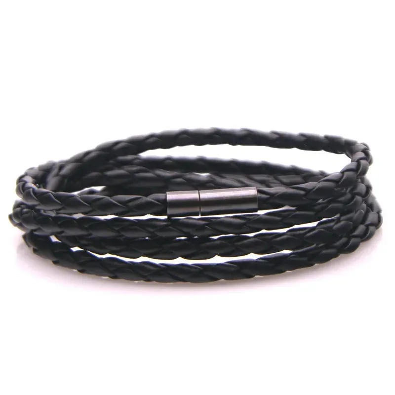 New 32 Style! 2023 Latest Popular Leather Bracelet For Men Charm Vintage Black White Bracelet Braided Bracelet Jewelry