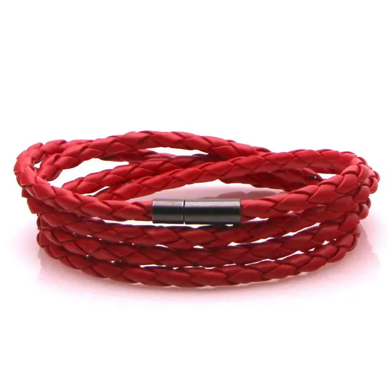 New 32 Style! 2023 Latest Popular Leather Bracelet For Men Charm Vintage Black White Bracelet Braided Bracelet Jewelry