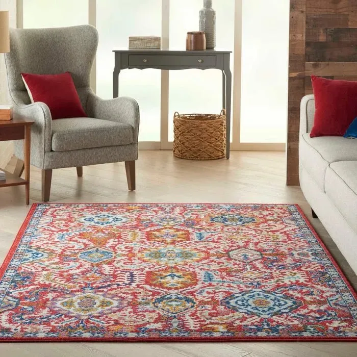 Passion PSN32 Red Multi Colored Rug