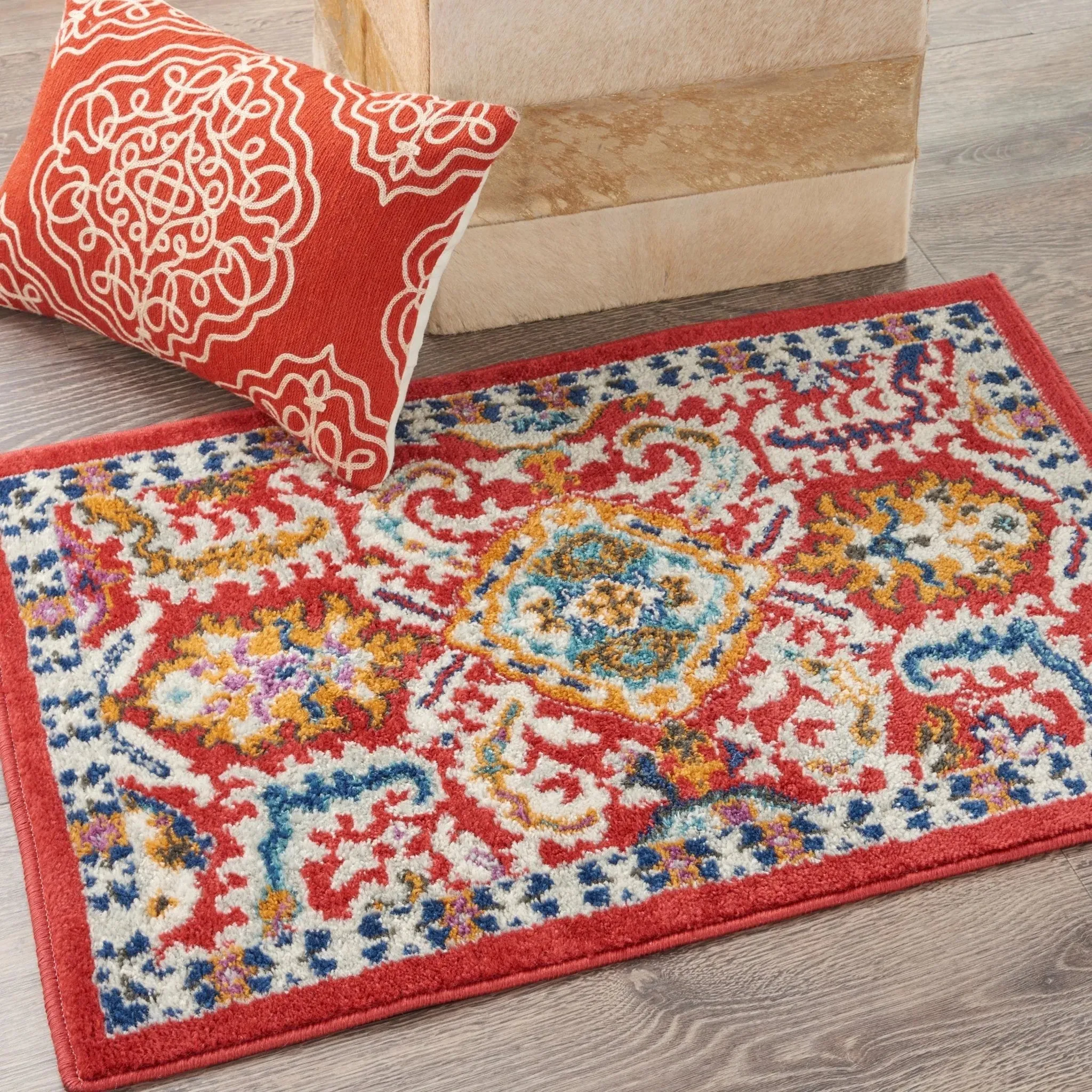 Passion PSN32 Red Multi Colored Rug