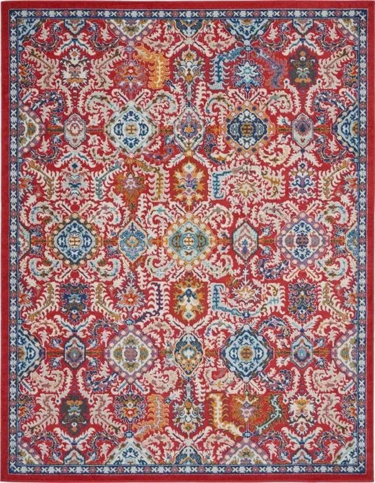 Passion PSN32 Red Multi Colored Rug