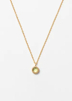 Peridot Daisy Necklace