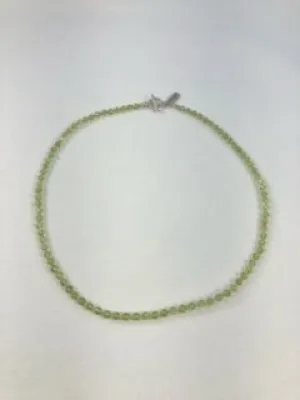 Peridot Hill Tribe and Sterling Silver Necklace