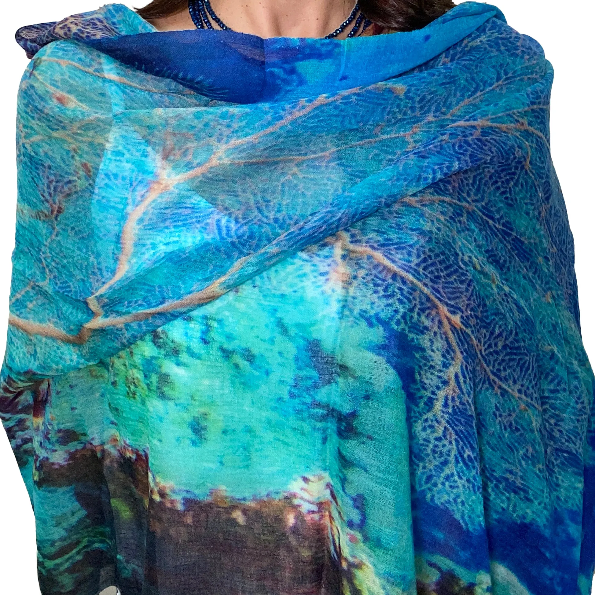 Scarf - Fine Wool - Great Barrier Reef