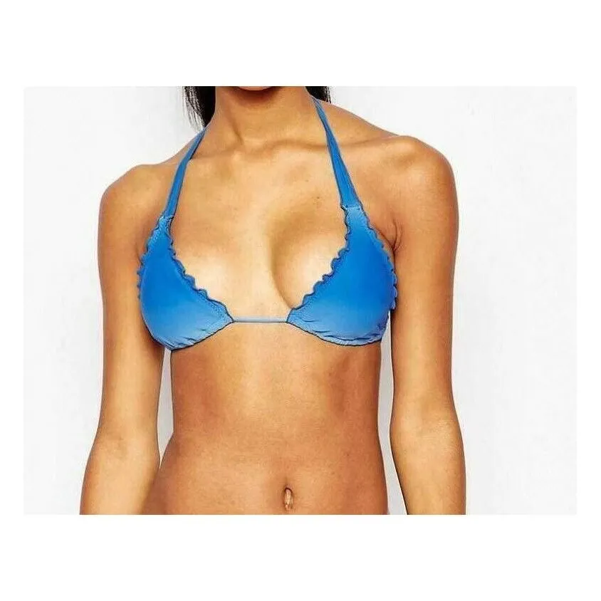 Seafolly Miami Slide Tri Bikini Top - Lapis Blue