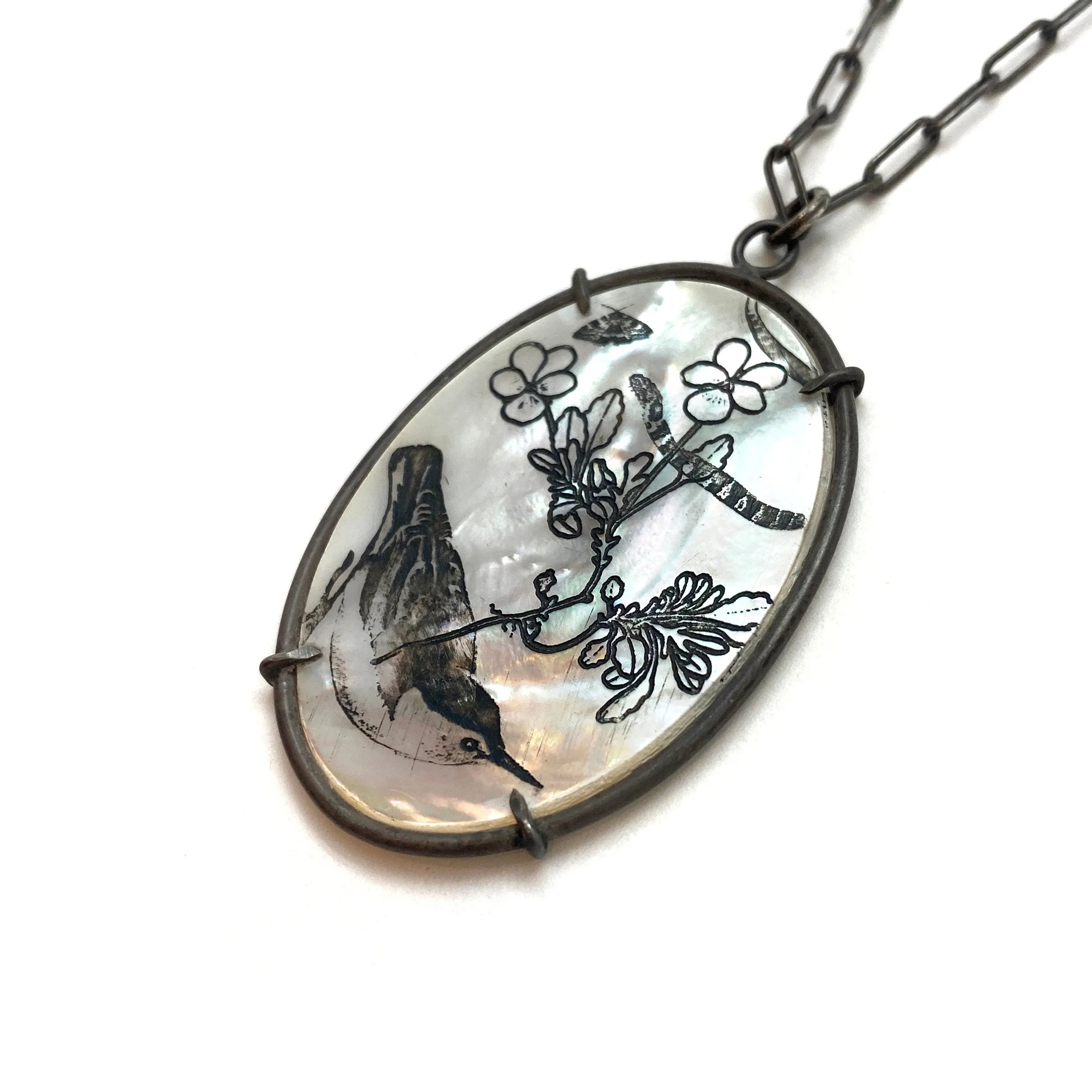 Snake and Bird Pendant