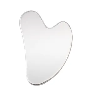 Stainless Steel Scraping Plate Facial Beauty Scraper 304 Stainless Steel Fascial Knife Eye Massager