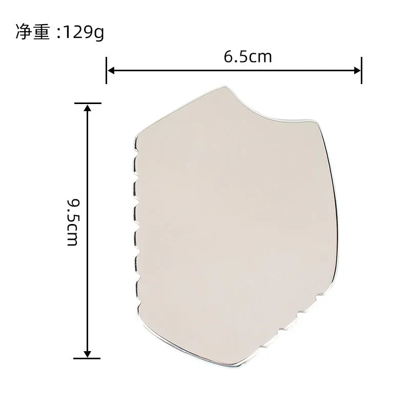 Stainless Steel Scraping Plate Facial Beauty Scraper 304 Stainless Steel Fascial Knife Eye Massager