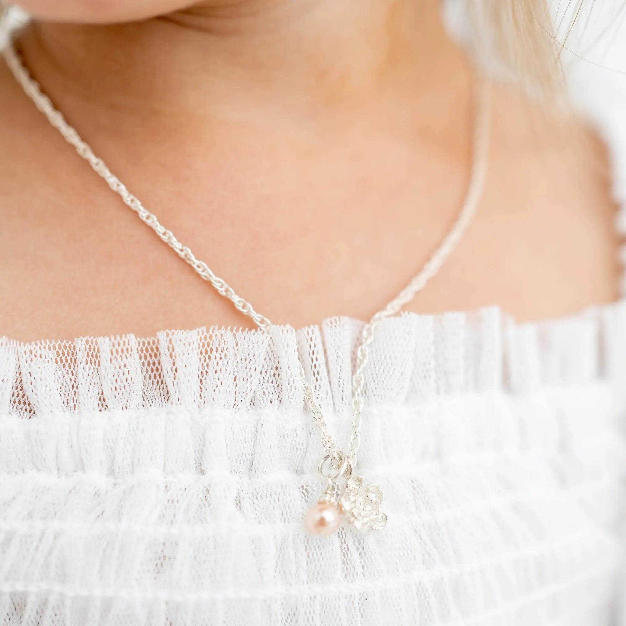 Sweet Flower Keepsake Necklace