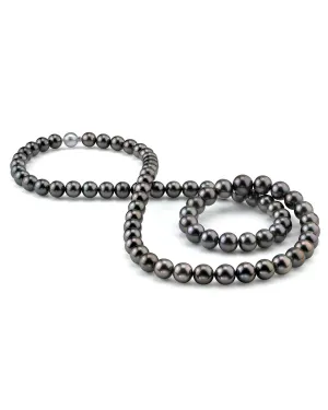 Tahitian Opera Length Pearl Necklace, 8.0-9.0mm - AAAA Quality