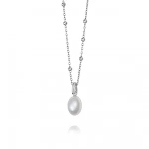 Treasures Baroque Pearl Pendant Sterling Silver Necklace TN03_SLV