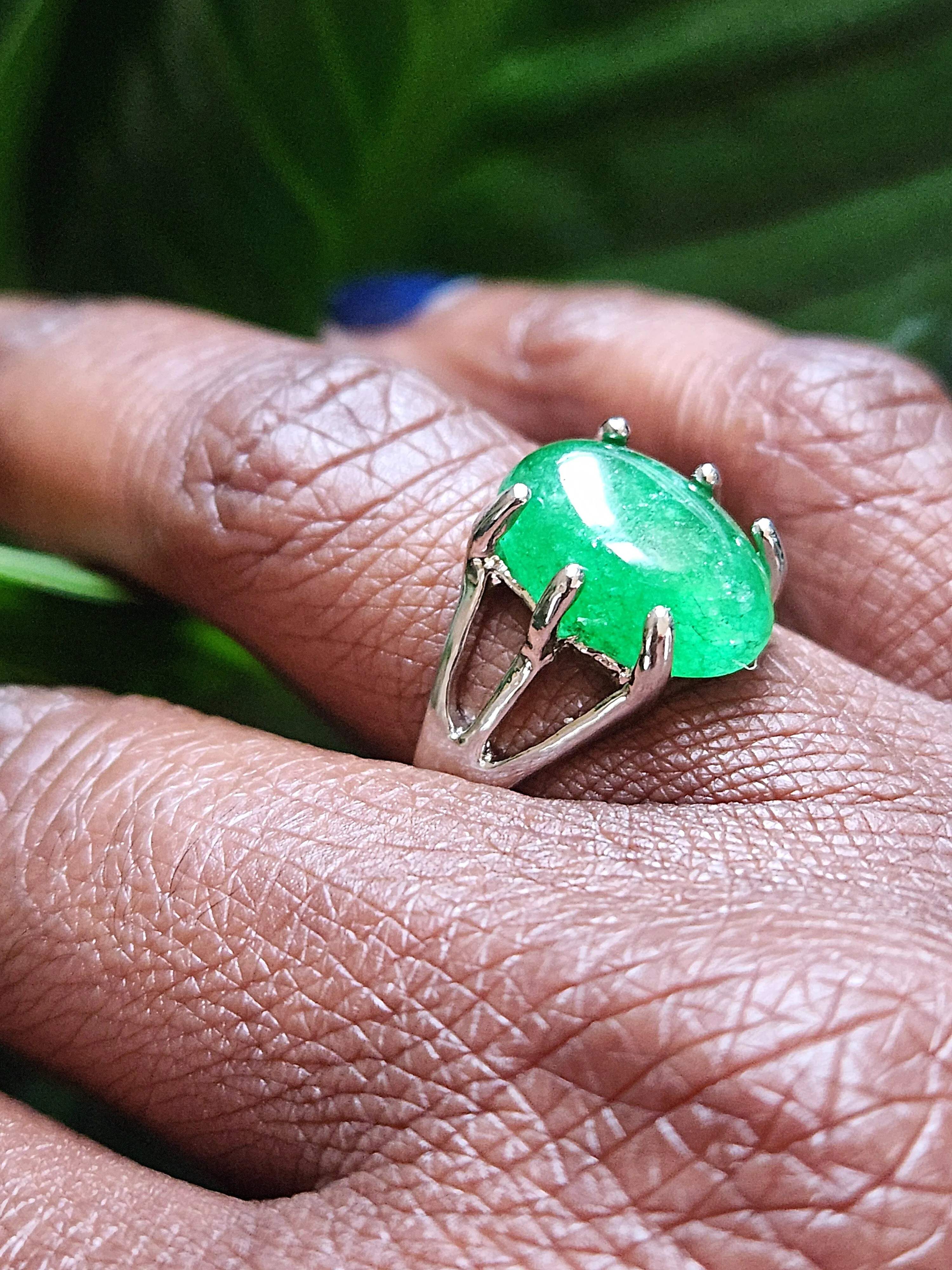 Vedazzled Jade Supreme Ring