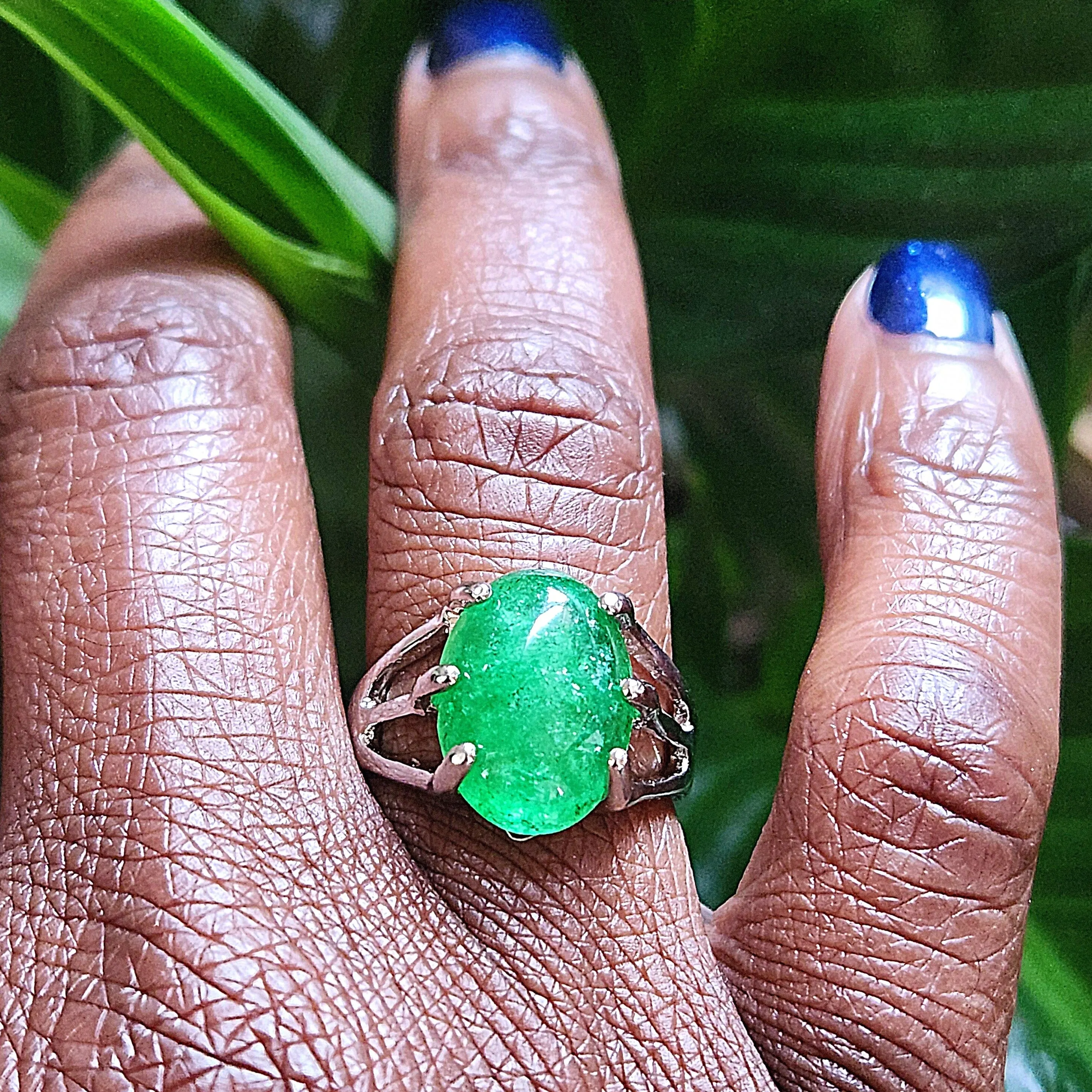 Vedazzled Jade Supreme Ring