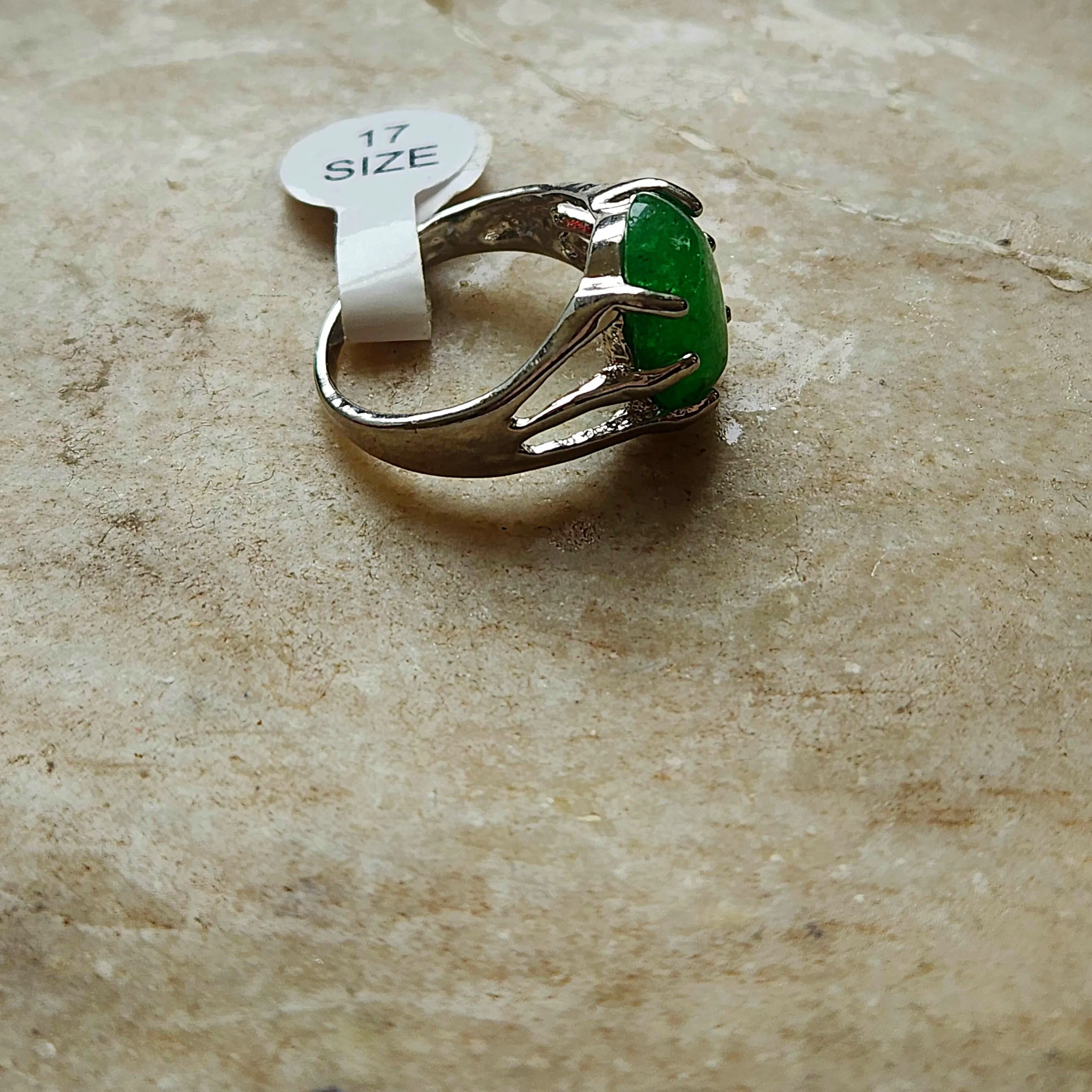 Vedazzled Jade Supreme Ring